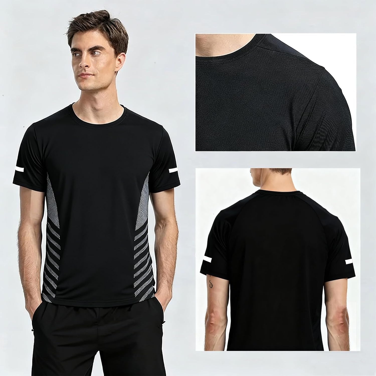 SHEFFWRLD FITNESS™ Men's Performance Training T-Shirt 3-Pack