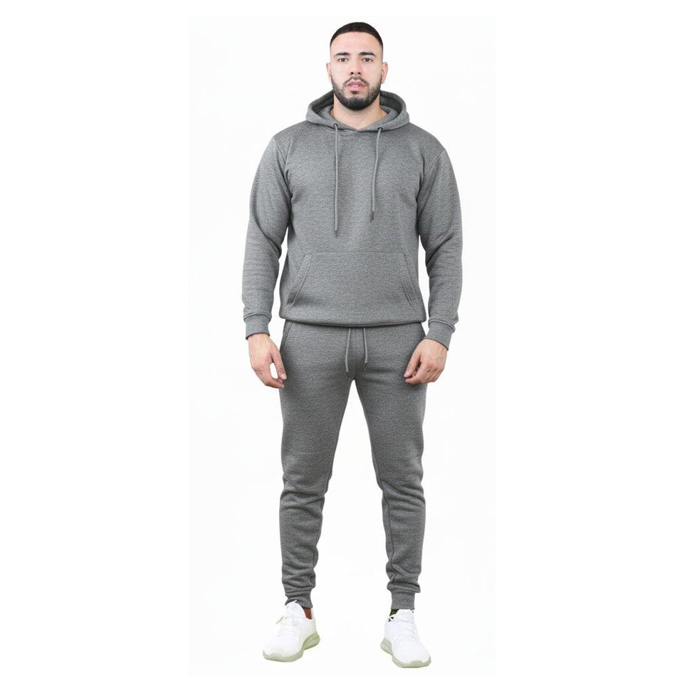 SHEFFWRLD FITNESS™ Men's Essential Fleece Hoodie & Jogger Tracksuit Set