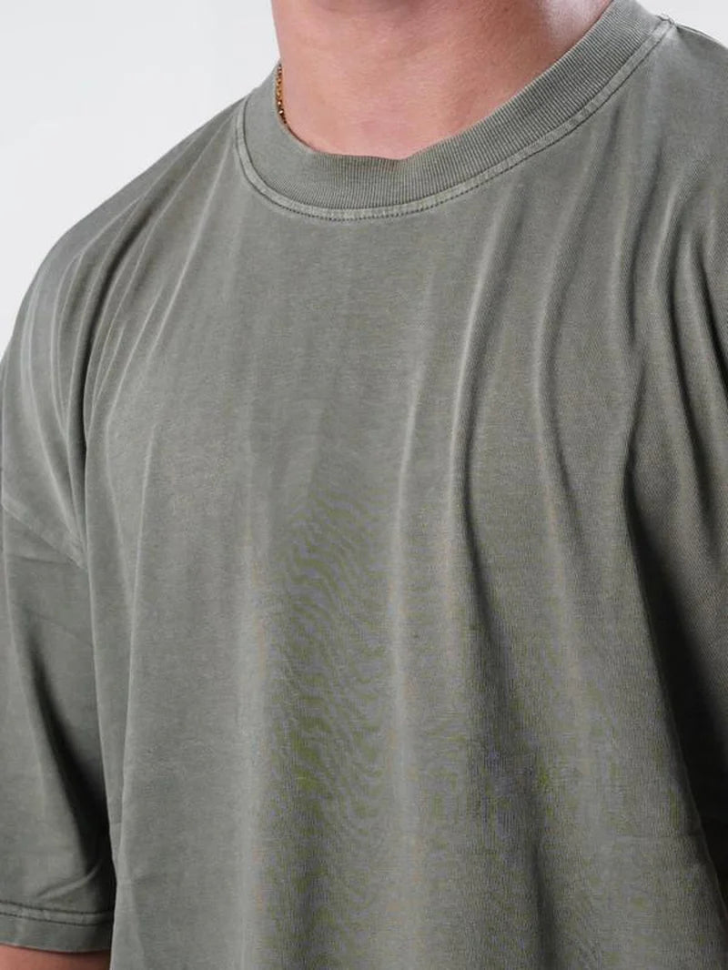 SHEFFWRLD FITNESS™ Oversized Acid Wash Gym T-Shirt | Premium Heavyweight Pump Cover