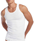 100% Pure Cotton Mens Boys 6 Pack Vests Gym Top Summer Training S M L XL 2XL