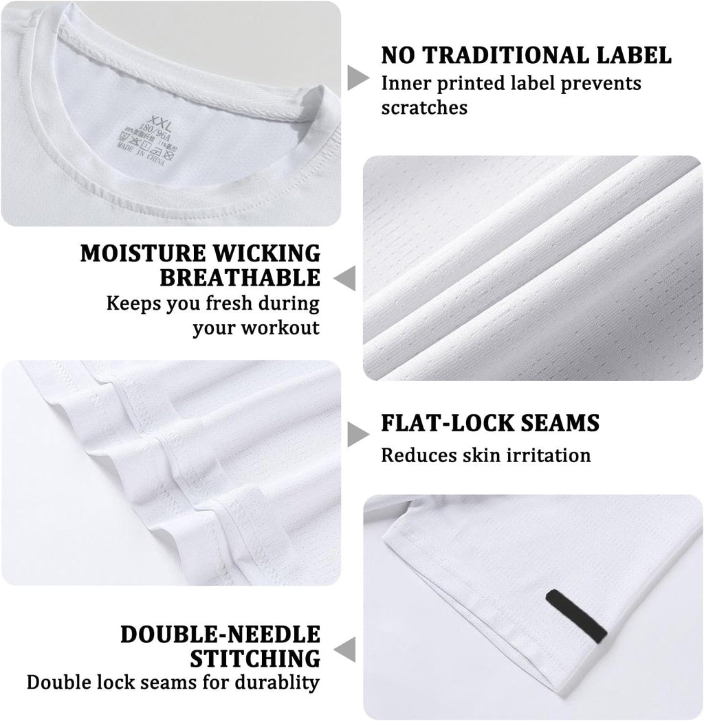 SHEFFWRLD FITNESS™ Men's Performance Training T-Shirt 3-Pack