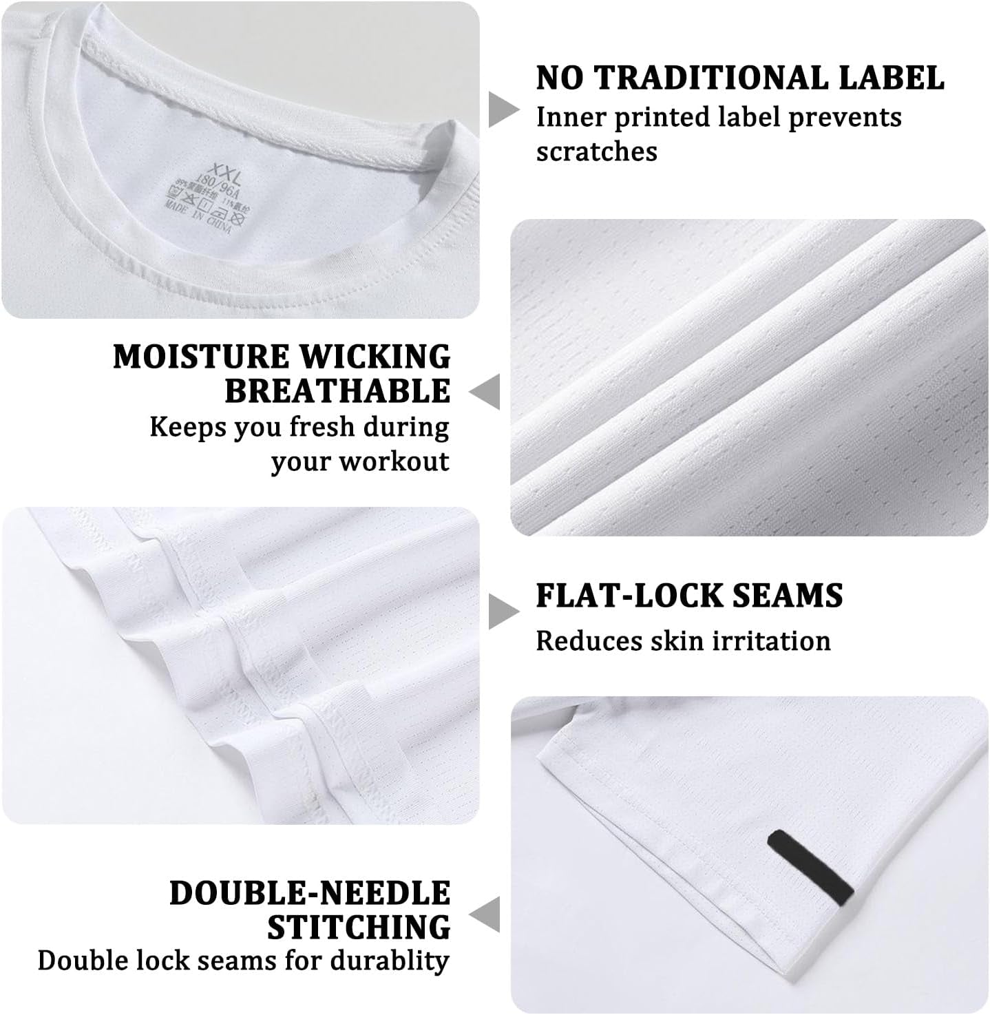 SHEFFWRLD FITNESS™ Men's Performance Training T-Shirt 3-Pack