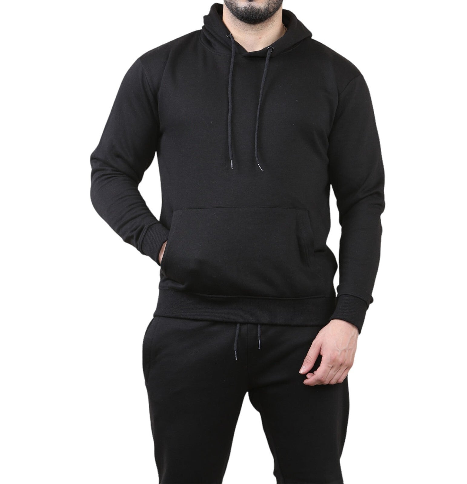 SHEFFWRLD FITNESS™ Men's Essential Fleece Hoodie & Jogger Tracksuit Set