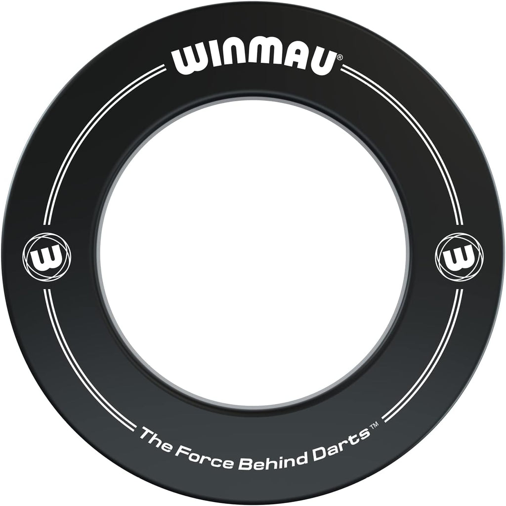 Printed Dart Board Surround Ring – Durable Backboard Wall Protector for Dartboards - Available in White, Black, Red & Blue - Professional Darts Accessories