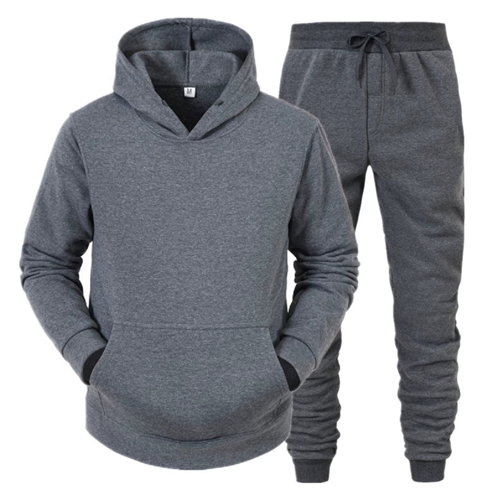 SHEFFWRLD FITNESS™ Men's Essential Hoodie & Jogger Tracksuit Set