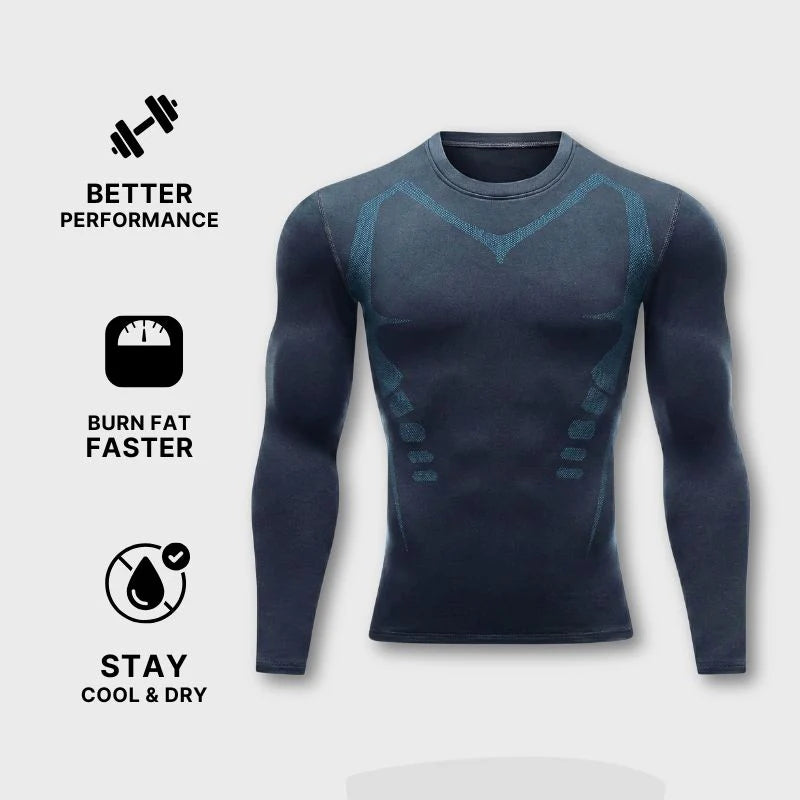 Men's Performance Compression T-Shirt | Quick-Dry Gym Base Layer