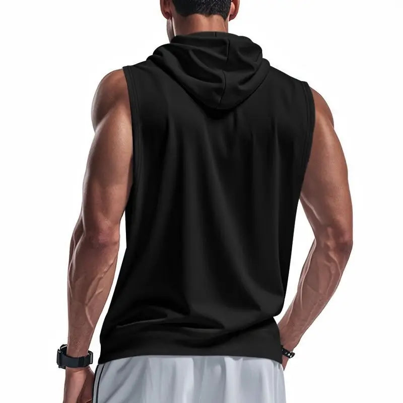 SHEFFWRLD FITNESS™ Men's Hooded Performance Training Tank
