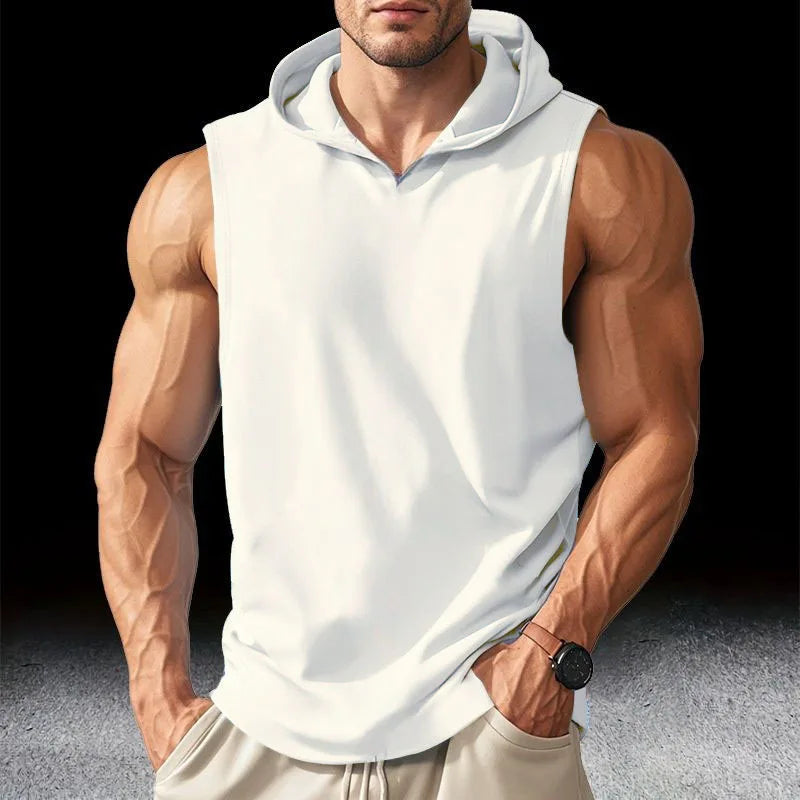 SHEFFWRLD FITNESS™ Men's Hooded Performance Training Tank