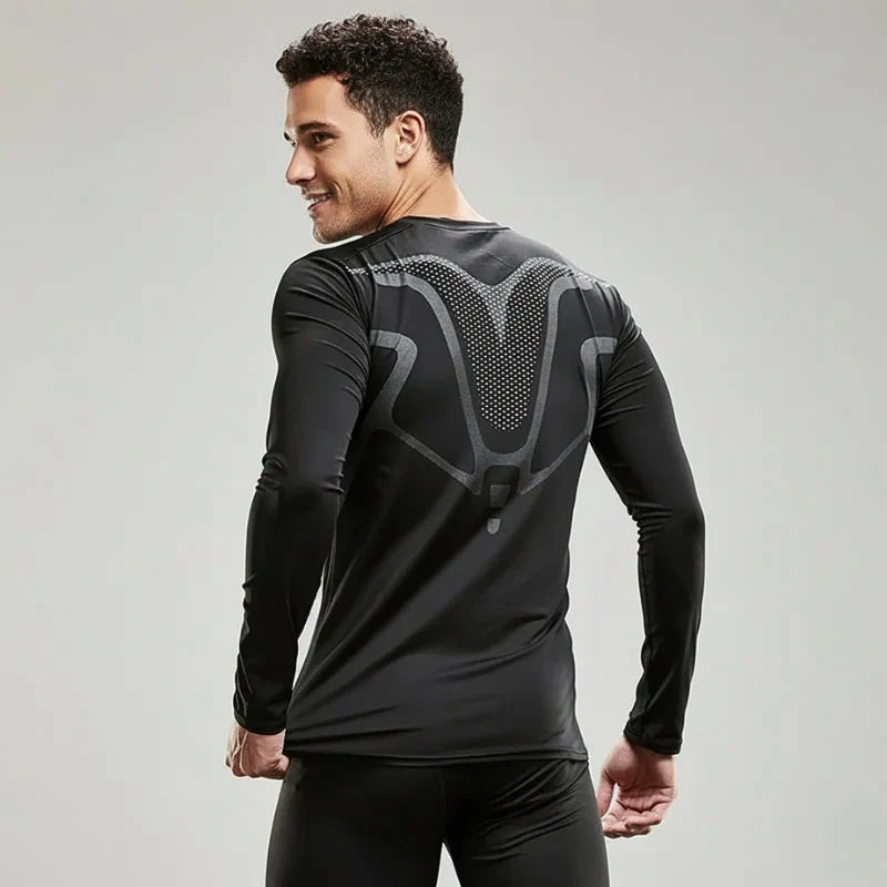Men's Performance Compression T-Shirt | Quick-Dry Gym Base Layer