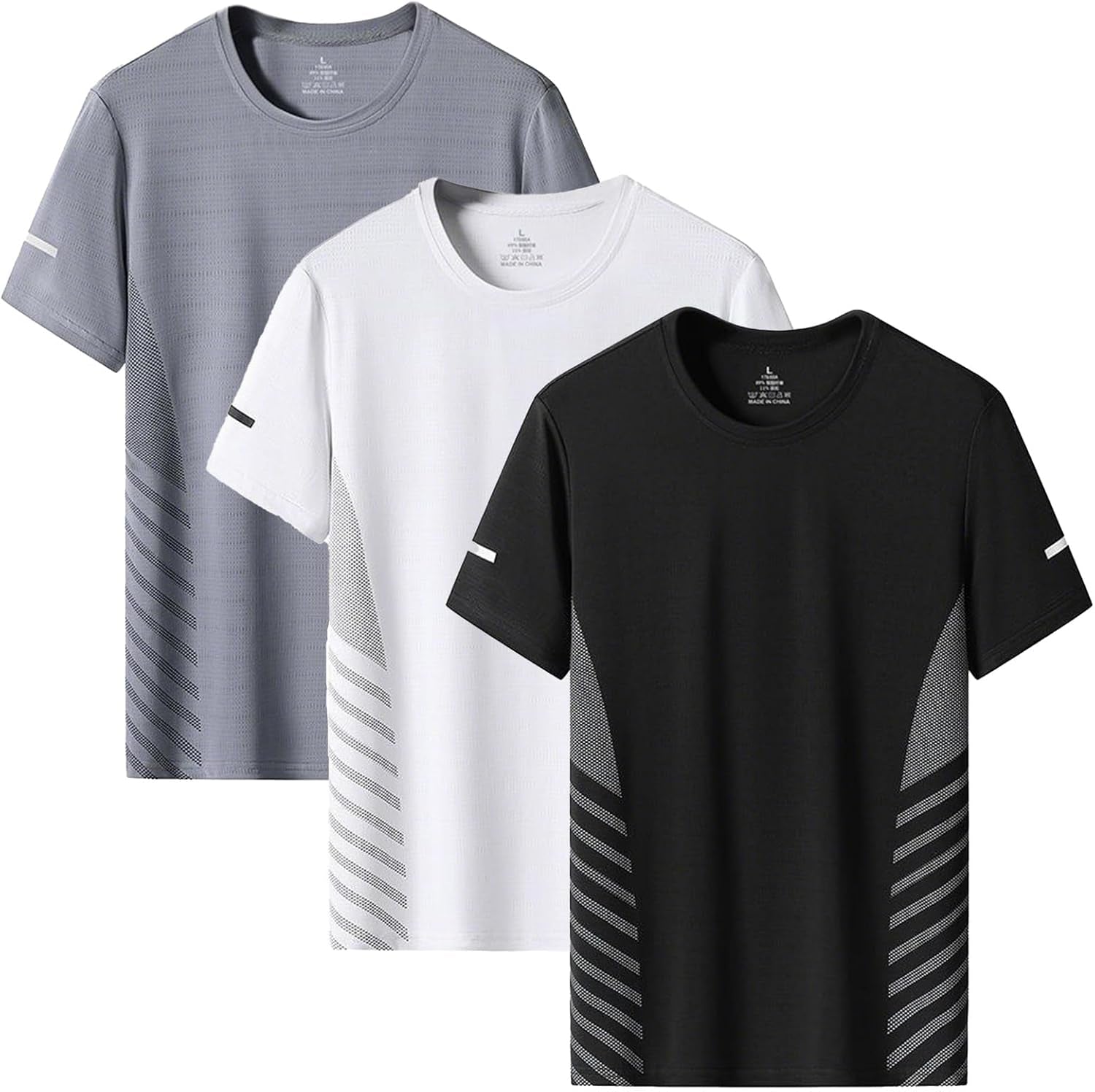 SHEFFWRLD FITNESS™ Men's Performance Training T-Shirt 3-Pack