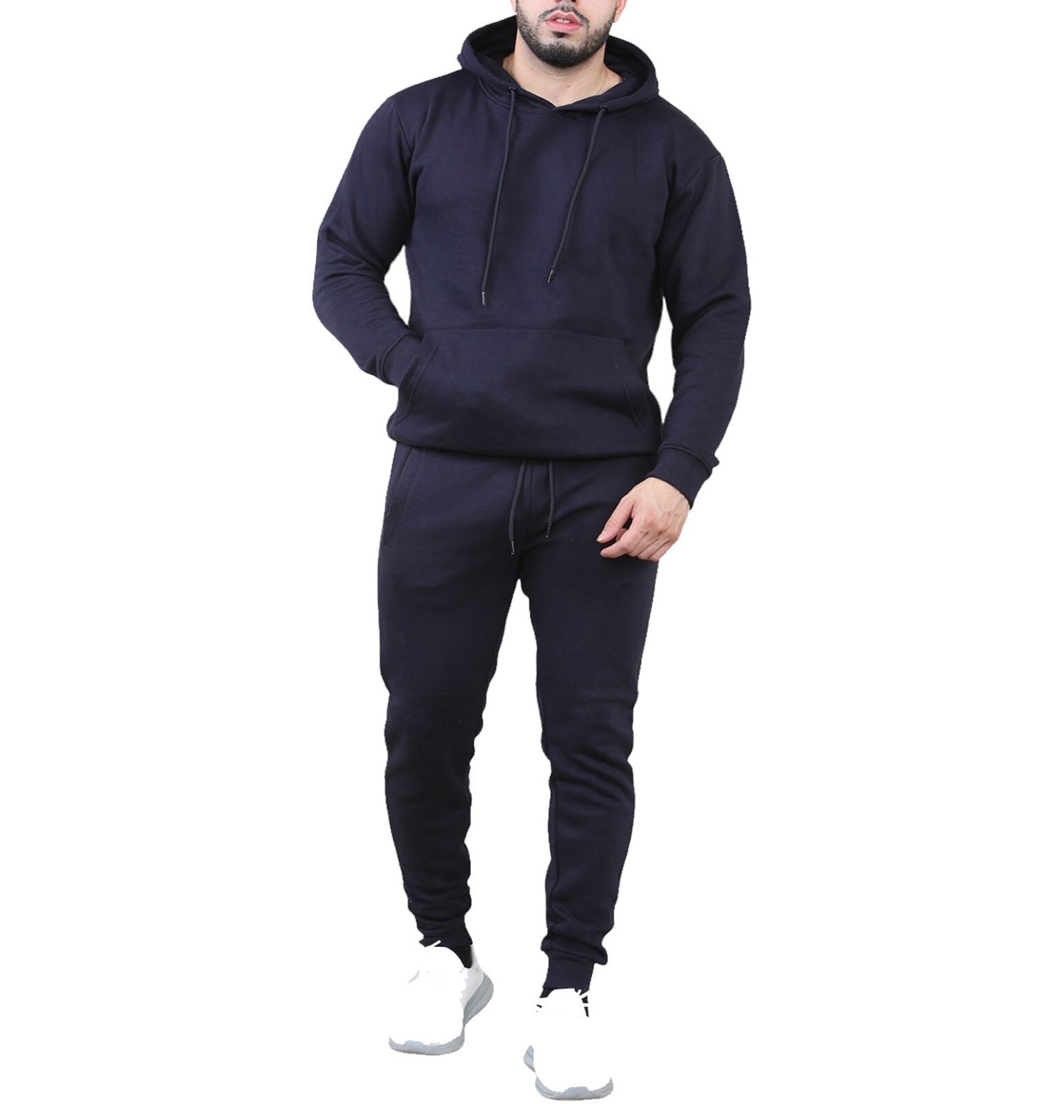 SHEFFWRLD FITNESS™ Men's Essential Fleece Hoodie & Jogger Tracksuit Set