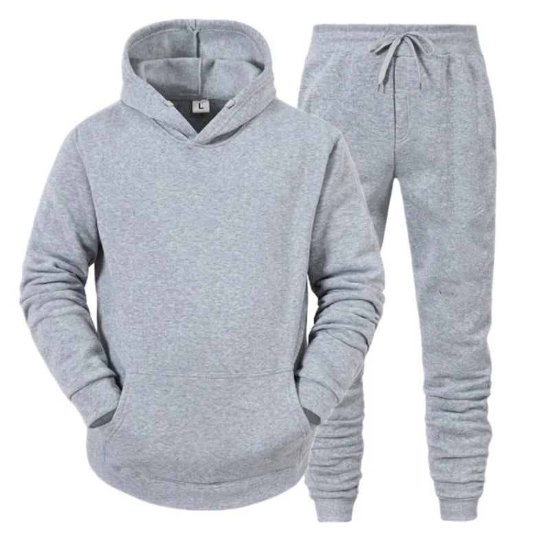 SHEFFWRLD FITNESS™ Men's Essential Hoodie & Jogger Tracksuit Set