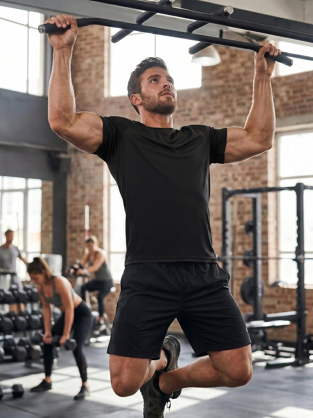 Men's 3-Pack Performance T-Shirts – Moisture-Wicking Gym & Training Tops