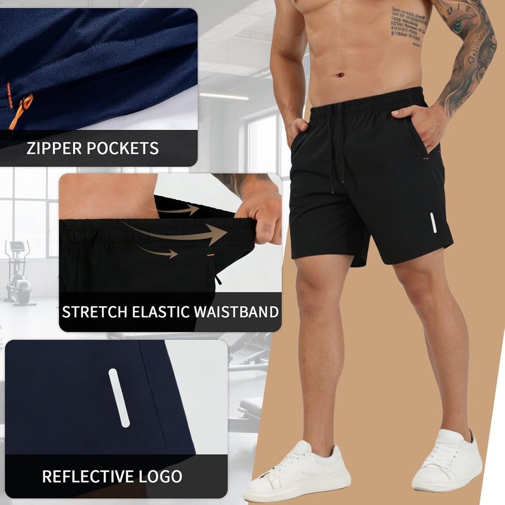 SHEFFWRLD FITNESS™ Men's Performance Gym Shorts 3-Pack