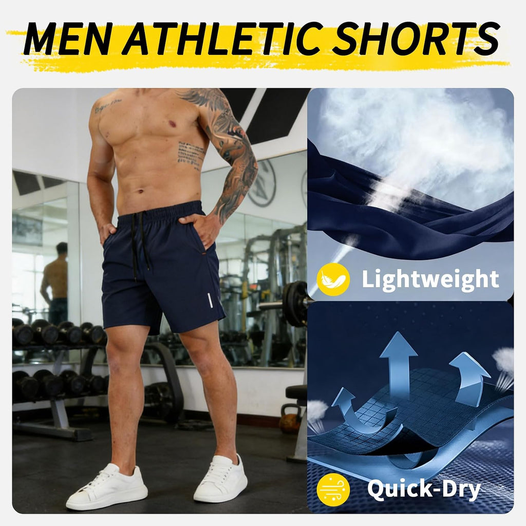 SHEFFWRLD FITNESS™ Men's Performance Gym Shorts 3-Pack